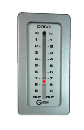 GAFFRIG PART #237 MECHANICAL INDICATOR, 1 DRIVE, MERCURY- CARD - PLATINUM CARD
