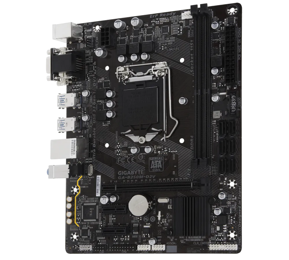 Gigabyte Technology GA-B250M-D2V Motherboard 1151 ddr4 M-ATX B250 usb3.0