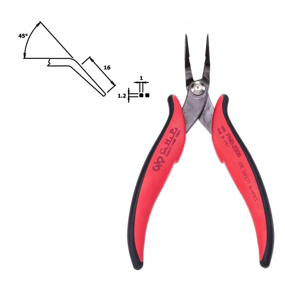 Hakko CHP PNB-2006 Long Nose Angled Pliers (Qty of 5)