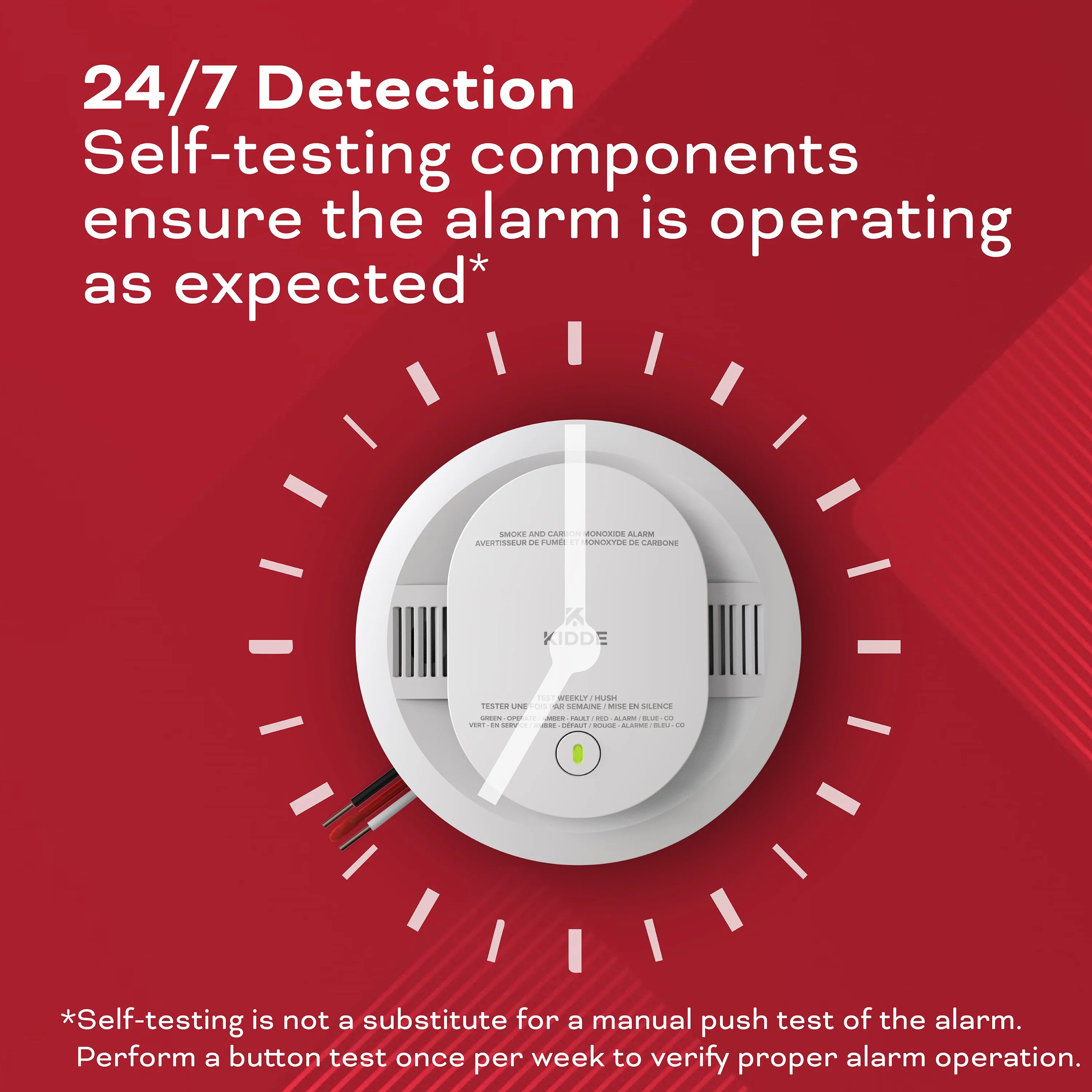 Hardwired Smoke &amp; Carbon Monoxide Voice Alarm