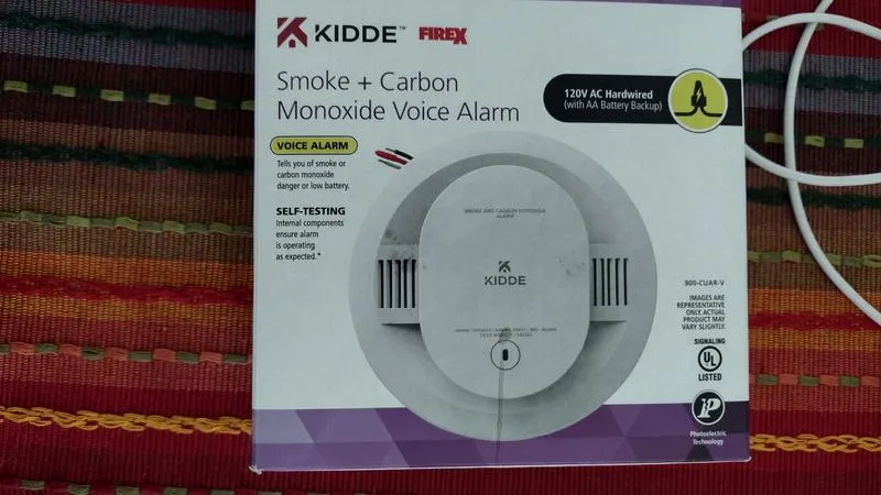 Hardwired Smoke &amp; Carbon Monoxide Voice Alarm
