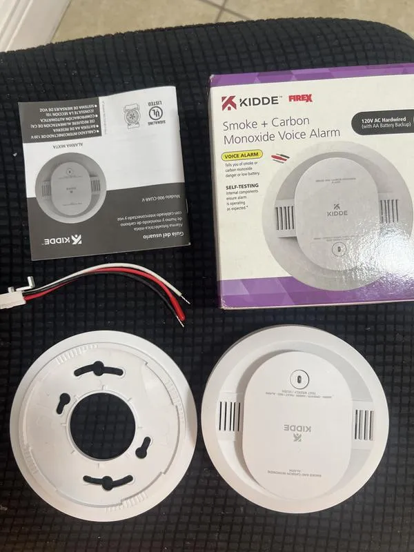 Hardwired Smoke &amp; Carbon Monoxide Voice Alarm