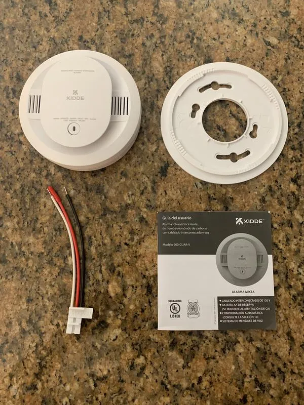 Hardwired Smoke &amp; Carbon Monoxide Voice Alarm