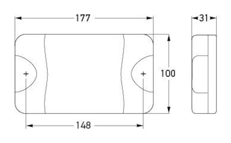 Hella Lamp Rdi Duraled Sae Md12 2Ba 959070337