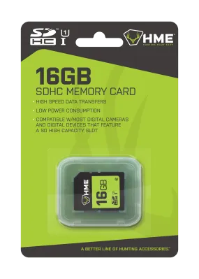 HME SDHC MEMORY CARD 16GB
