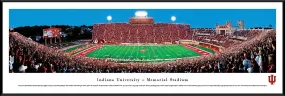 Indiana Football - "Stadium 50 Yard Line" Panorama Framed Print