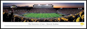 Iowa Football - "Stadium 50 Yard Line" Panorama Framed Print
