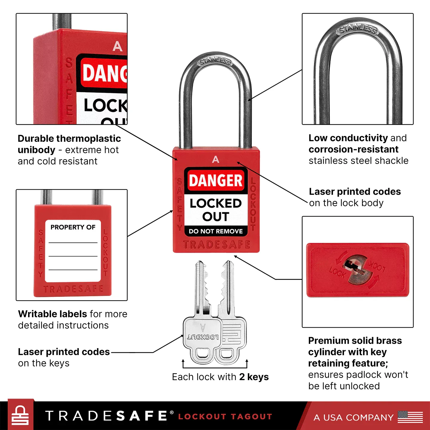 Lockout Tagout Cabinet - 80 Devices - Keyed Alike Unlimited