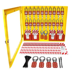 Lockout Tagout Cabinet - 80 Devices - Keyed Different