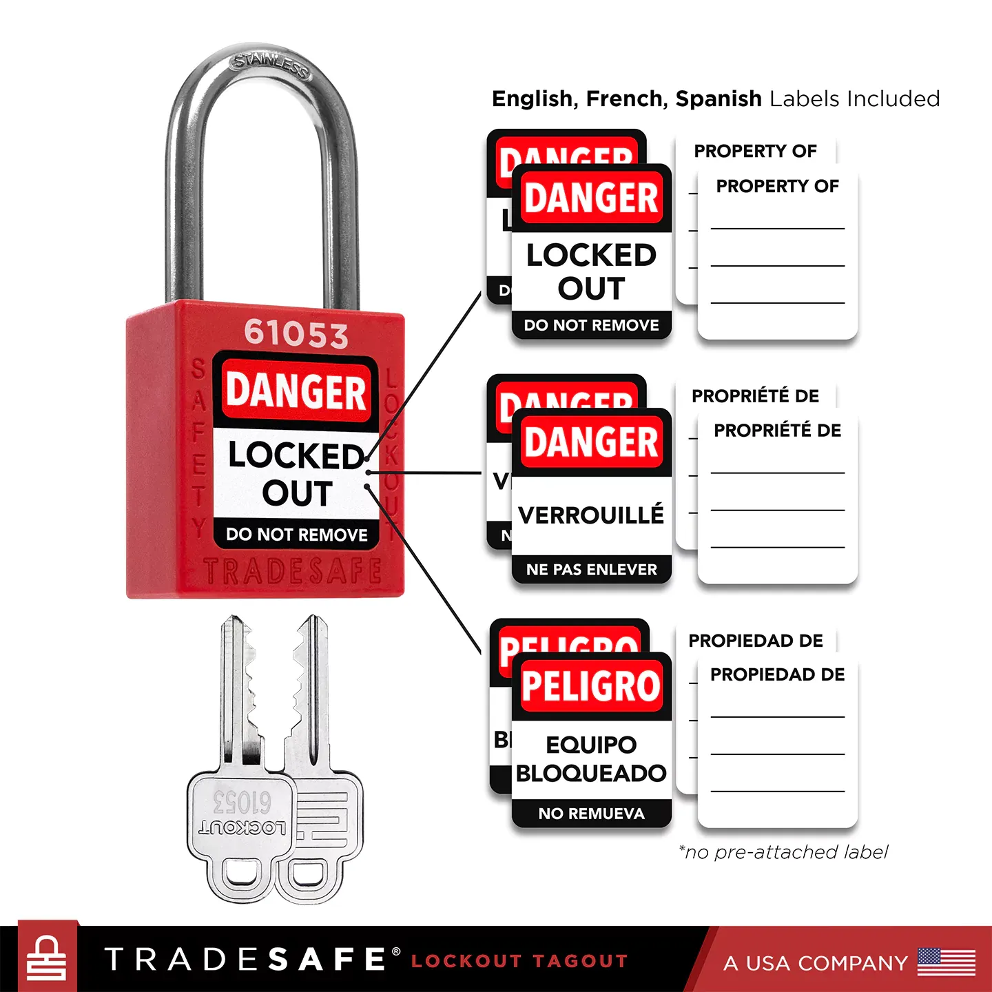 Lockout Tagout Cabinet - 80 Devices - Keyed Different