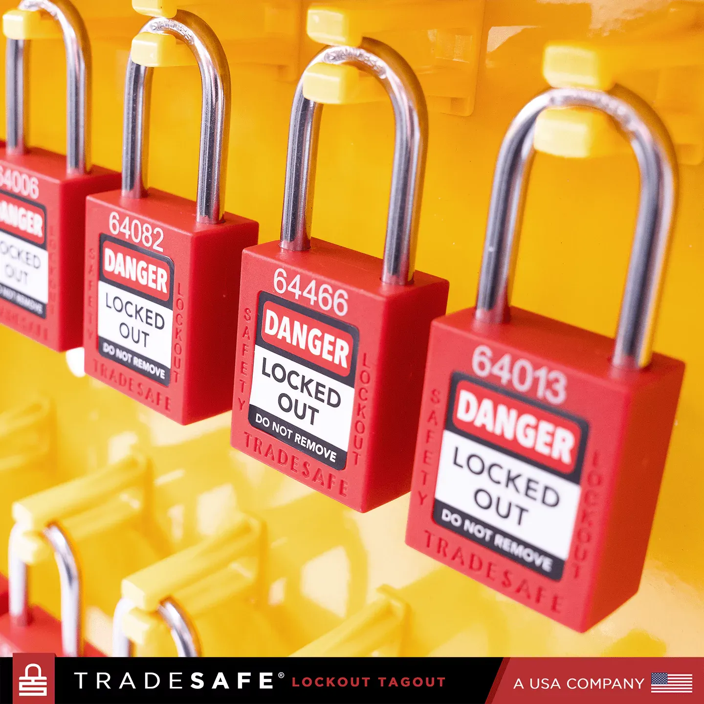 Lockout Tagout Cabinet - 80 Devices - Keyed Different