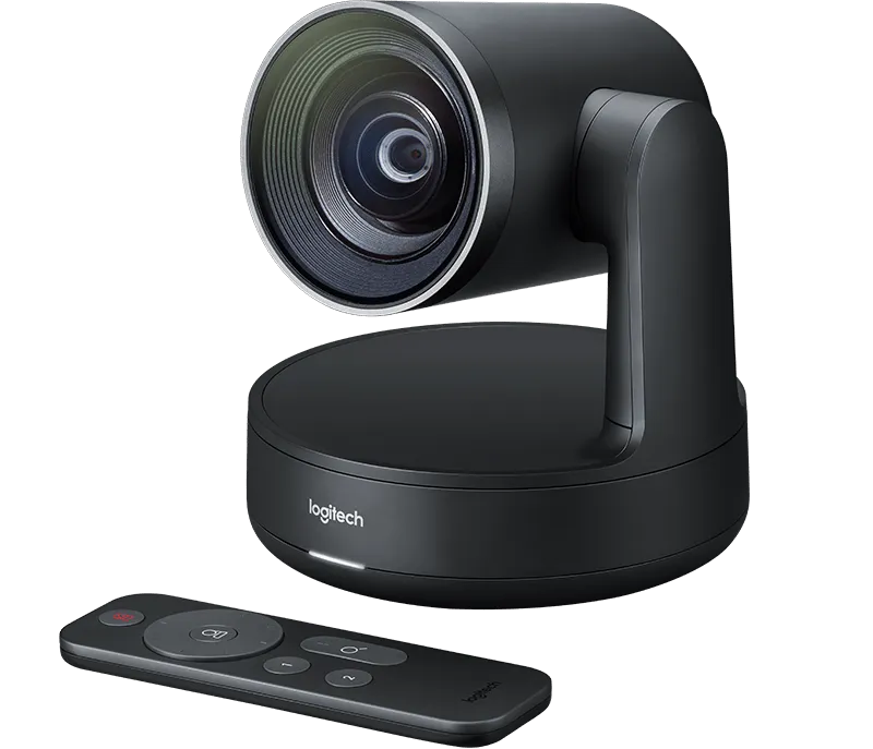 Logitech RALLY CAMERA Premium PTZ camera with Ultra-HD imaging system and automatic camera control