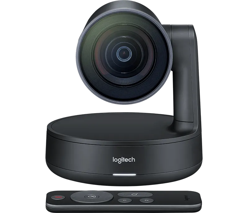 Logitech RALLY CAMERA Premium PTZ camera with Ultra-HD imaging system and automatic camera control