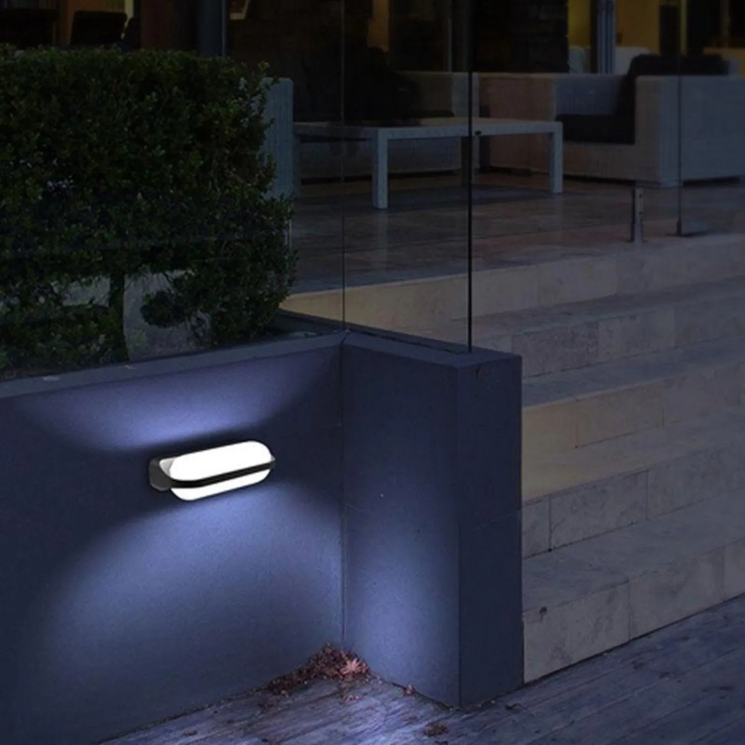 Marina Outdoor Up/Down LED Wall Light S/M (Dark Grey/White) CLA Lighting - PL-MARINA1, PL-MARINA2