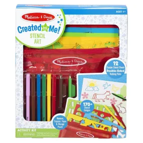 Melissa & Doug Stencil Art Activity Kit With Pouch 170  Designs