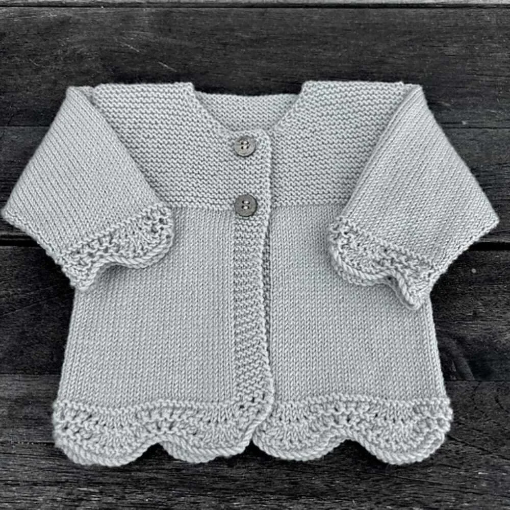 Millie Petite Cardigan Knitting Pattern - 4 Ply