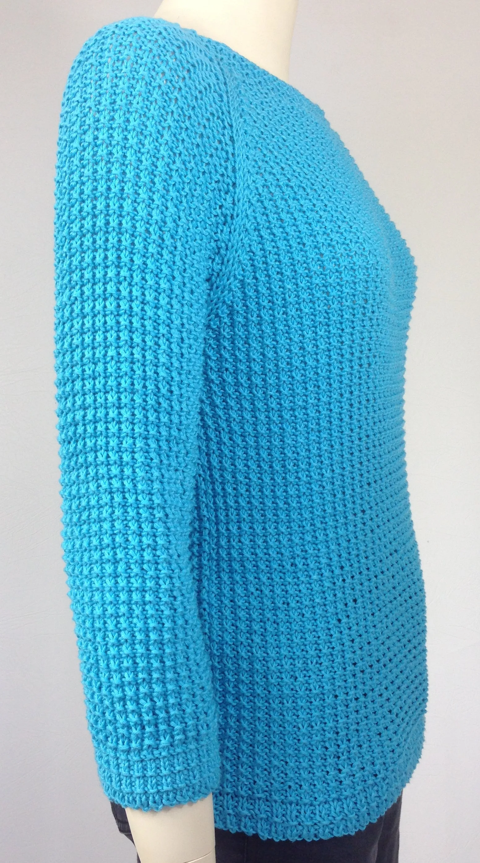 Moss Rib Raglan Sweater