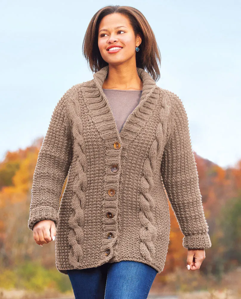 Pillar Cabled Jacket Pattern