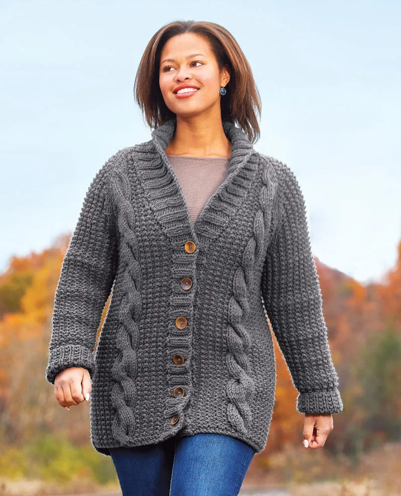 Pillar Cabled Jacket Pattern