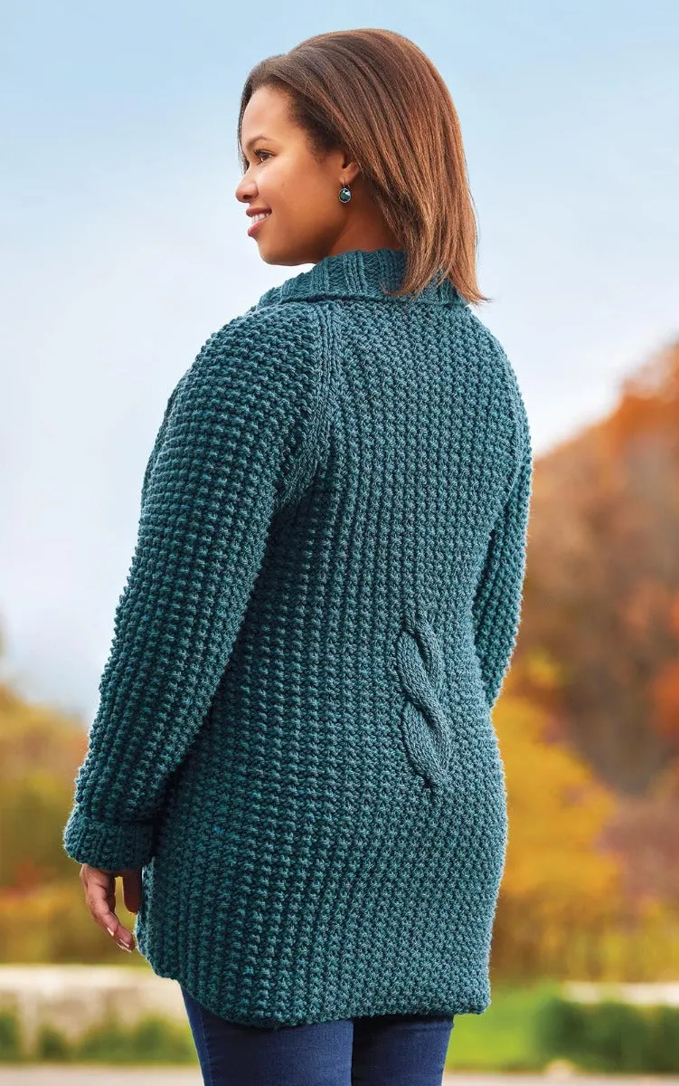 Pillar Cabled Jacket Pattern