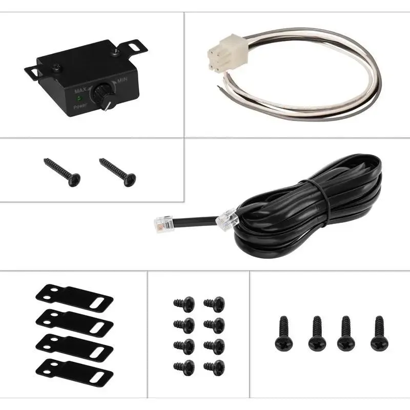 Planet Audio PA8W Low Profile 8" Amplified Subwoofer 800W   Amp Kit