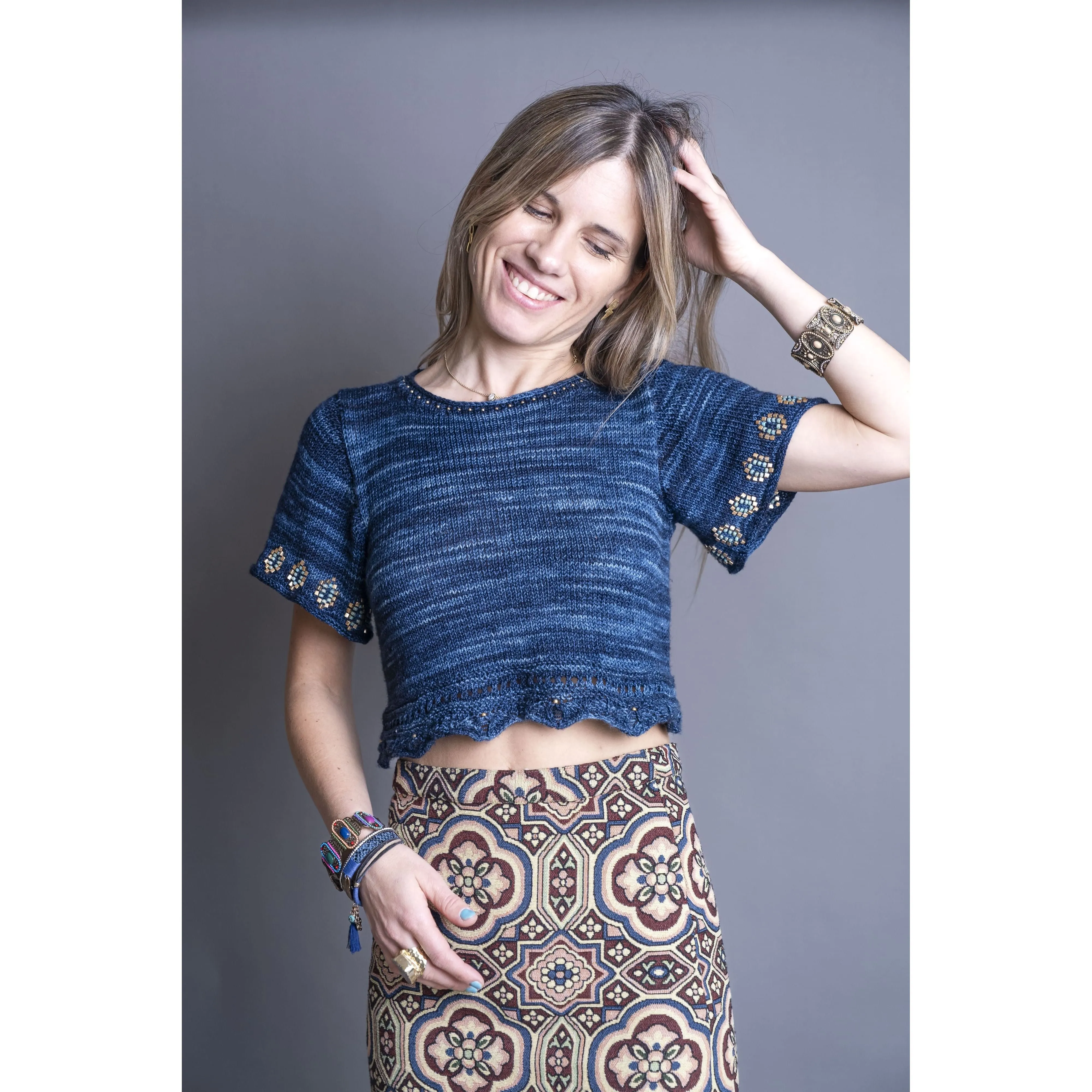 Pope Knits - Diamonds Top - Digital pattern