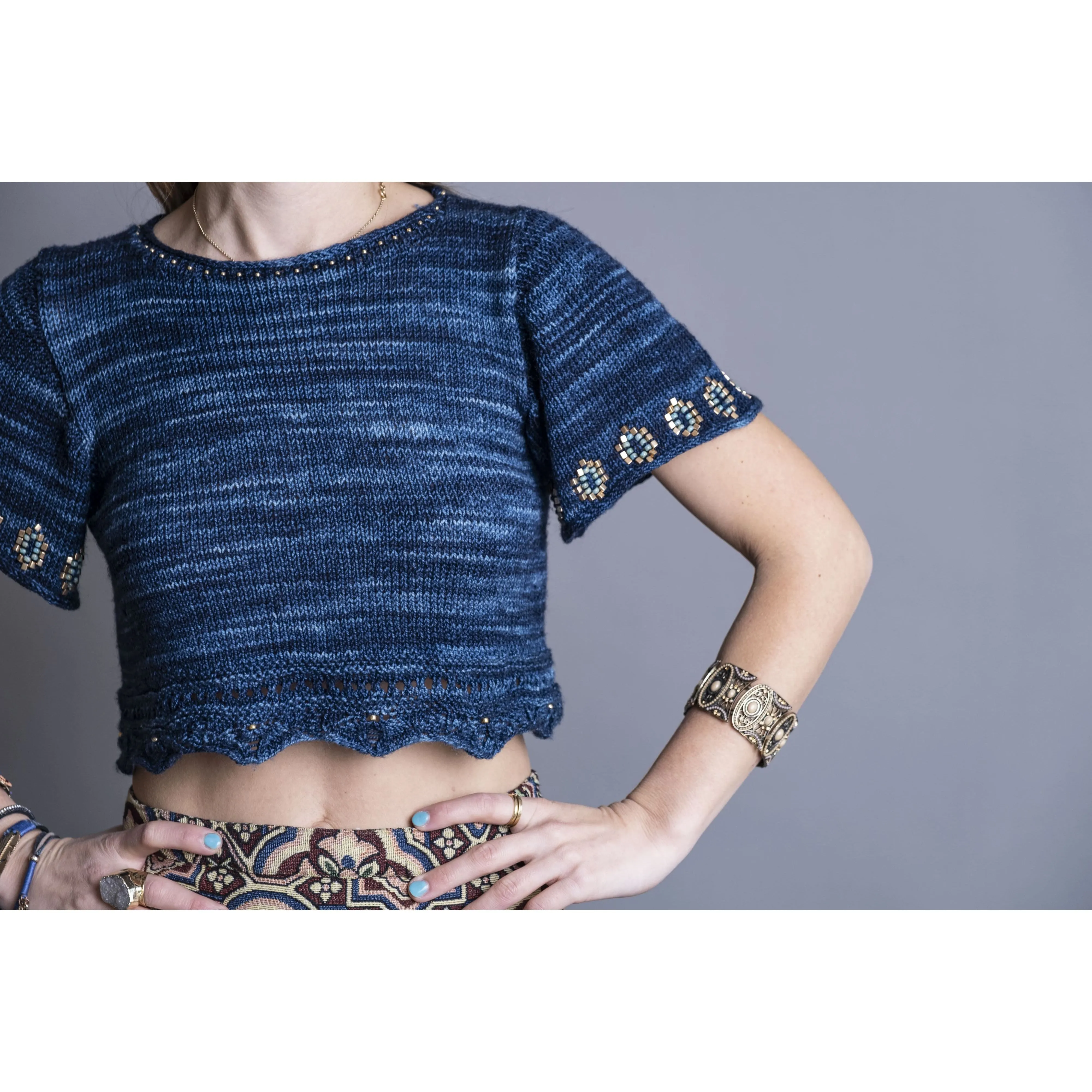 Pope Knits - Diamonds Top - Digital pattern