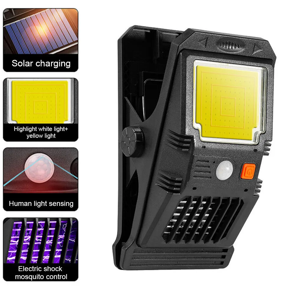 Portable 2-In-1 Clip-On Solar Motion Light -Big