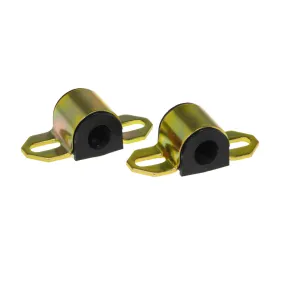 Prothane Universal Sway Bar Bushings (Pair) - Front, Rear Sway Bar - Polyurethane - Black - 1" Diameter - Fits "B" Bracket