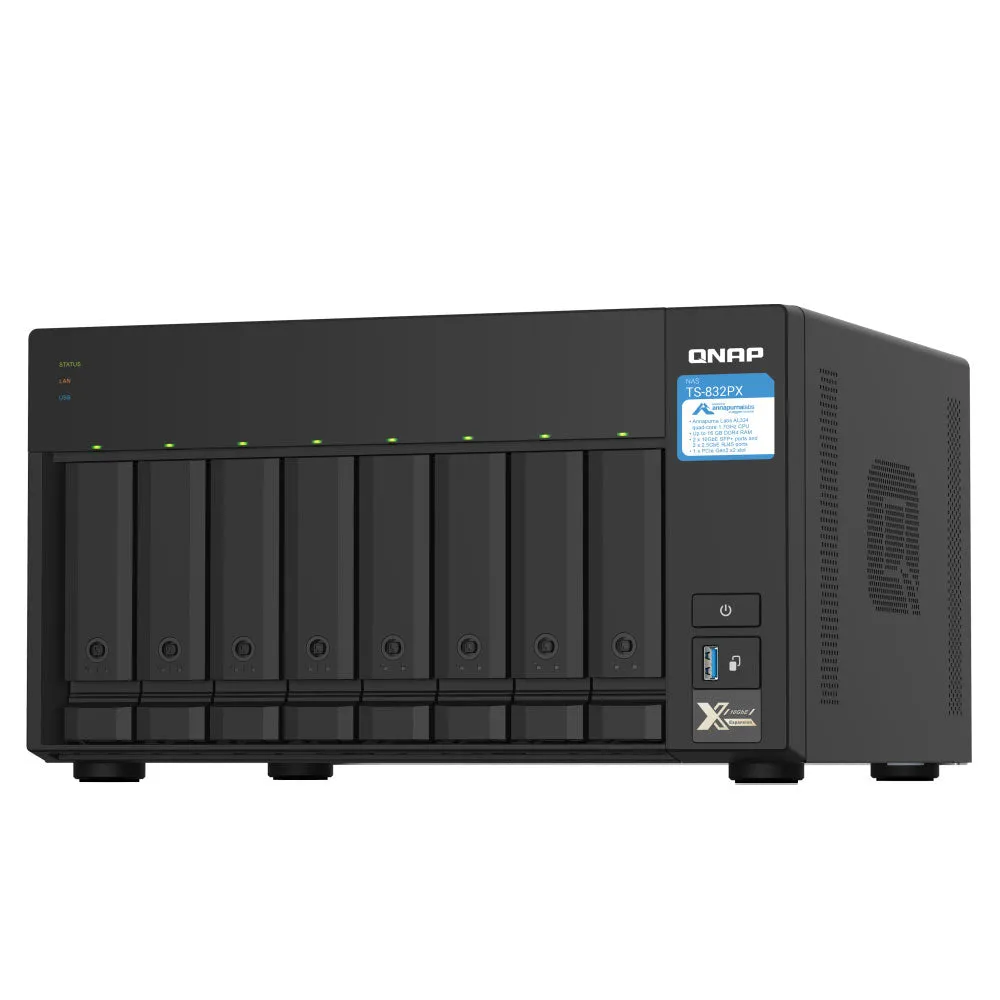 QNAP TS-832PX 8-Bay Cloud Storage NAS Enclosure