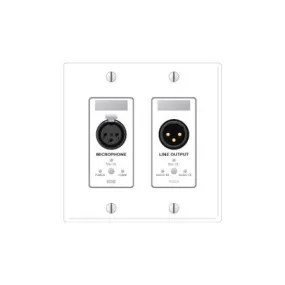 Rane RAD9 Remote Audio Device - XLR Mic In XLR Line Out - Black