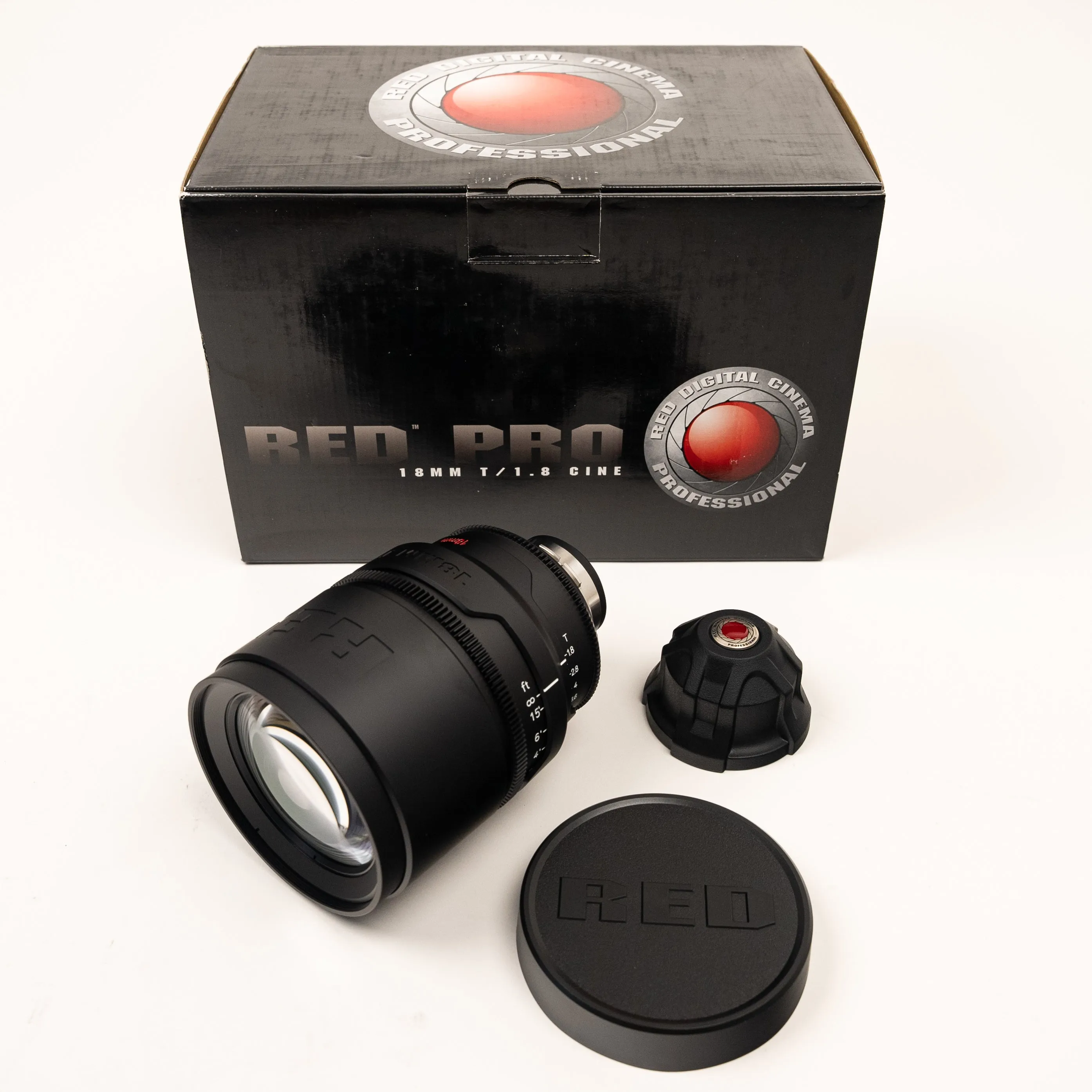 RED Pro Prime Lens 18mm T/1.8 Lens (Feet & PL)