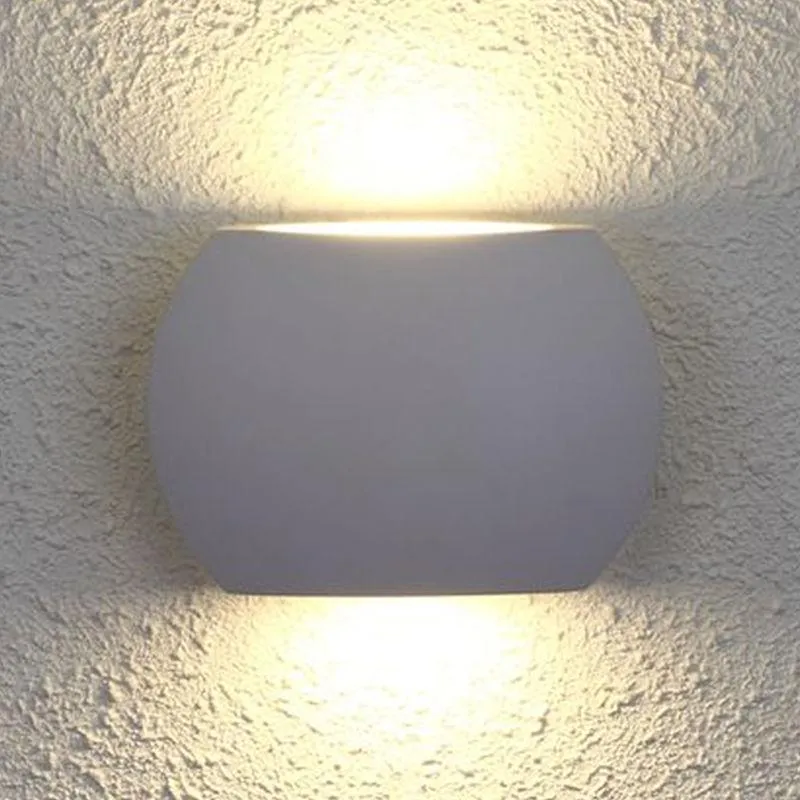 Remo Outdoor LED Up/Down Wall Light S/M in Black or White Curved 6.8W CLA Lighting - PL-REMO1, PL-REMO2