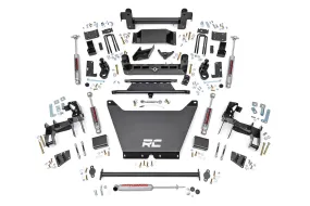Rough Country Lift Kit Chevy S10 Pickup 4WD (94-04) 6" Lift  - Non-Torsion Bar Drop Kits