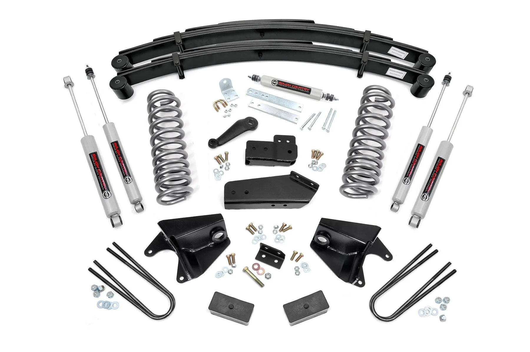 Rough Country Lift Kit Ford F150 4WD (1980-1996) 6" Suspension Lift Kits