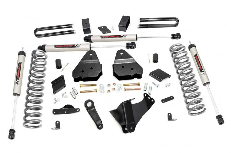 Rough Country Lift Kit Ford F250 Super Duty 4WD (11-14) 4.5" Suspension Lift Kits w/ Shocks