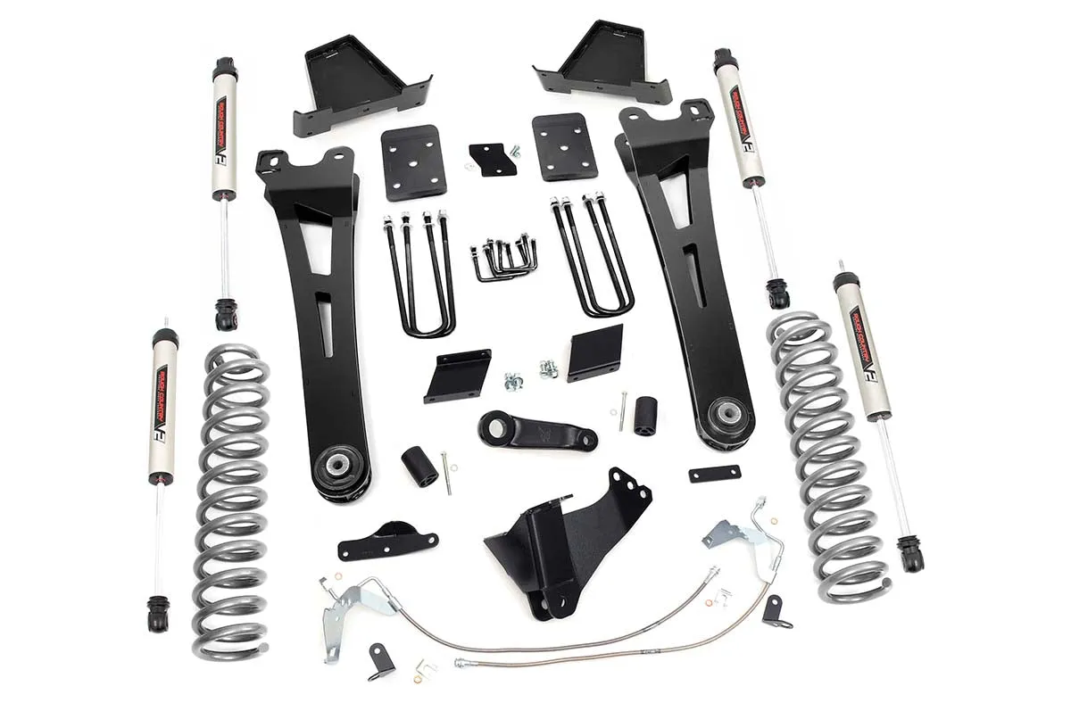 Rough Country Lift Kit Ford F250 Super Duty 4WD (15-16) 6" Suspension Lift Kits w/ Shock