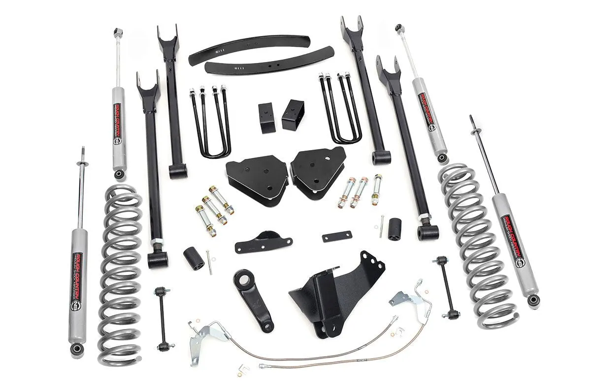 Rough Country Lift Kit Ford F250/F350 Super Duty 4WD (08-10) 6" Suspension Lift Kits w/ or w/o Control Arms