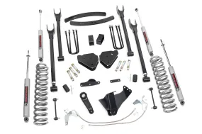 Rough Country Lift Kit Ford F250/F350 Super Duty 4WD (08-10) 6" Suspension Lift Kits w/ or w/o Control Arms