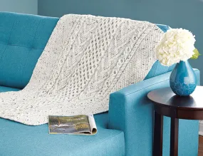 Rustic Cables Baby Blanket
