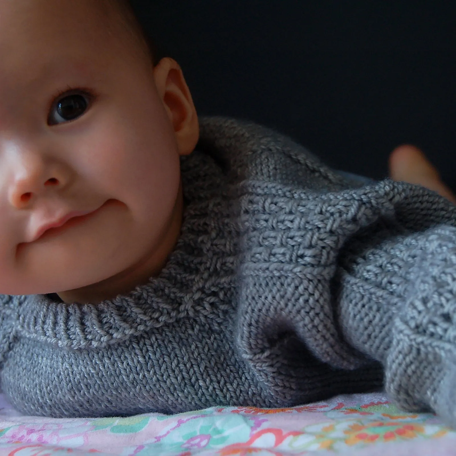 Sagano Jumper, Frogginette. Print Knitting Pattern
