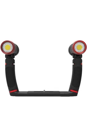 Sea Dragon Duo 5000F Set (2 ea. 2500 COB LED light, 2 grips, dual tray, SL944 case)