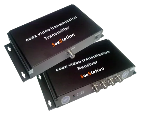 SeeStation 4 CAMERAS~1 COAX  (Audio & Video Multiplexer)