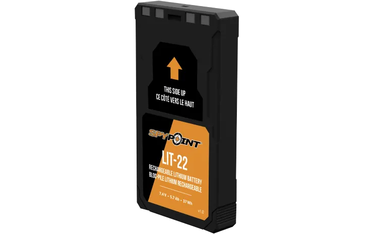 Spypoint LIT-22 Rechargeable 7.4V Lithium Battery
pack