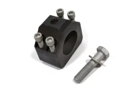 STEER SMART COMPONENTS YETI XDTM Aluminum Steering Stabilizer / Damper Bracket - 1-5/8" (YETI XD Tie Rod)