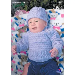 Sweater and Hat Knitting Pattern (K561)