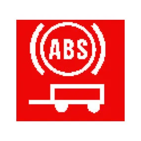 Switch Lens Bottom Red Trailer ABS Warning Pk1