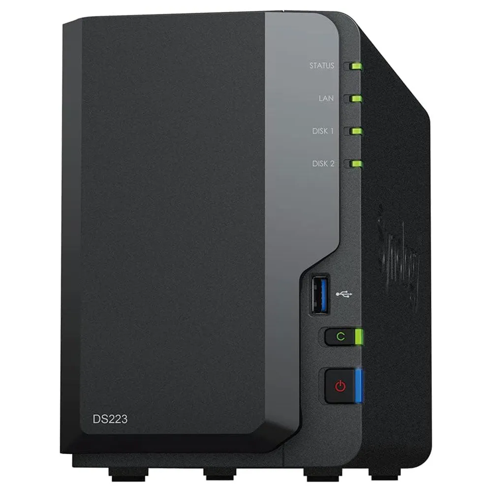 Synology DiskStation DS223 2-Bay Cloud Storage NAS Enclosure
