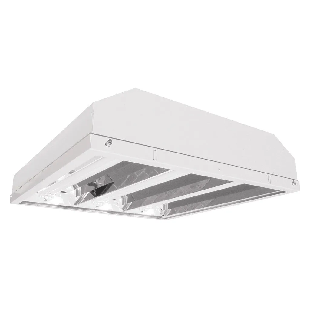 T5HO TWIN-TUBE FLUORESCENT 3, 4 & 5 LAMP PENDANT MOUNT LIGHTING FIXTURES