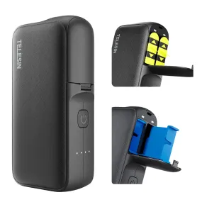 TELESIN Power Bank Storage Charging Case for GoPro Battery